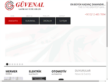 Tablet Screenshot of guvenallastik.com.tr